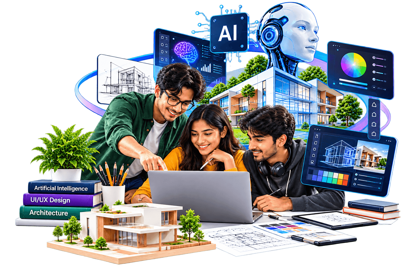 School of AI & Design Architecture visual